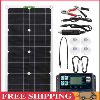 £28.41 • Buy Solar Panel 12V 250W High Efficient Solar Panel Kit Waterproof And Stainless Sola
