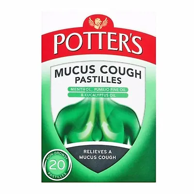 £12.49 • Buy Potters Mucus Cough Pastilles - 2 X 20 Pastilles