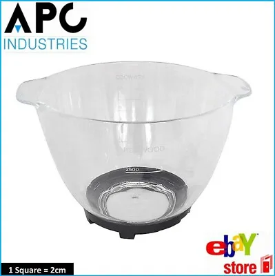 Genuine Kenwood Chef Mixer Kmc015 Kvc5100 Kvc7300 At550 Glass Bowl #awat550001 • $95