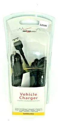 Samsung Car Vehicle Charger - Verizon - SAM20CONVPC1 - Fits Omnia Smooth Trance • $9.95