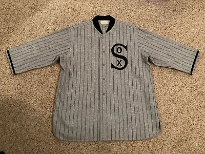 Vintage Mitchell & Ness 1919 Chicago White Sox Road Jersey XL Early Run USA RARE • $399