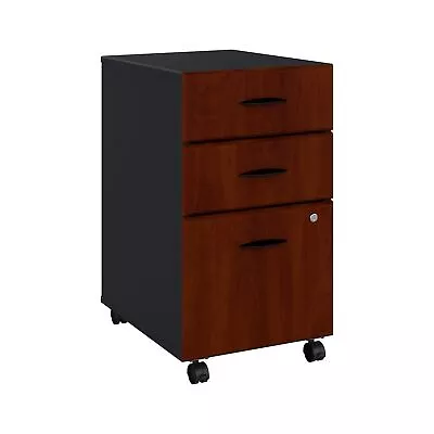 Bush Business Furniture Series A 3 Drawer Mobile File Cabinet Hansen Cherry/... • $518.12