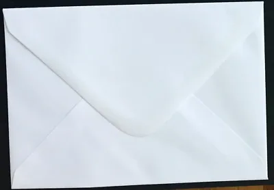 100 X White Linen Envelopes C6 / A6 162x114mm 100gsm • £4.99