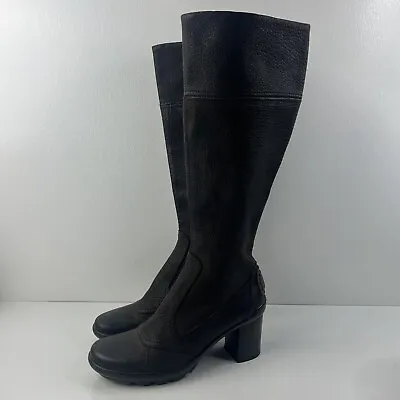 Materia Prima By Goffredo Fantini Leather Knee Boots Size 7 • $88.57