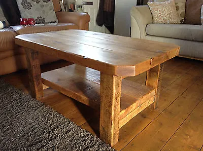 Le Paimpol Solid Reclaimed Timber Chunky Coffee Table • £285