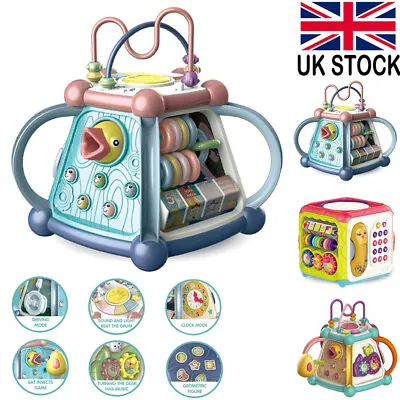 Baby Activity Cube Play Centre Box Music Toys Gift Educational Early Learning UK • £15.90