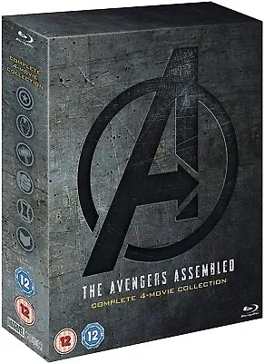 The Avengers Assembled - Complete 4 Movie Collection [blu-ray] New & Sealed • £16.85