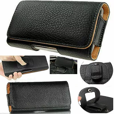 Universal Belt Clip Hip Loop Pouch For Apple IPhone Models Case/Cover PULeather  • £4.99