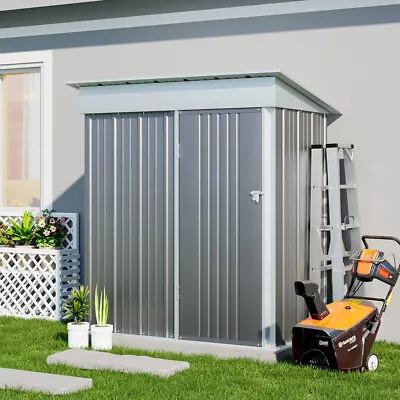 Metal Garden Shed Tool Sheds 5 X 3FT Outdoor Logs / Bike Storage Metal Container • £149.95