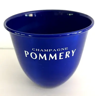 Vintage Aluminum Royal Blue Champagne Bucket Pommery Made In France • £14.25