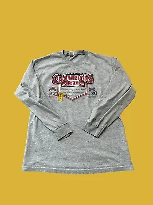 Ohio State Buckeyes Michigan 2006 Big Ten Champions VTG Long Sleeve Shirt Large • $1