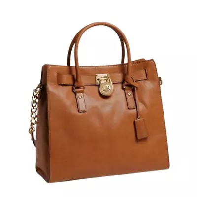 MICHAEL KORS Hamilton Ostrich Leather Tote • $60