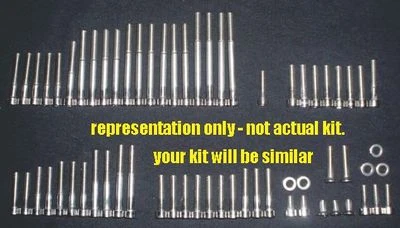 thumbnail interactive-video image 1 of Kawasaki KE175 KD175 Stainless Steel Engine Bolt Kit – 76-79 Polished Finish 1 of 6