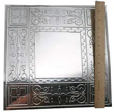 Set Of 4 Galvanized Metal Vintage-Inspired 12  Ceiling Tiles • $32.76