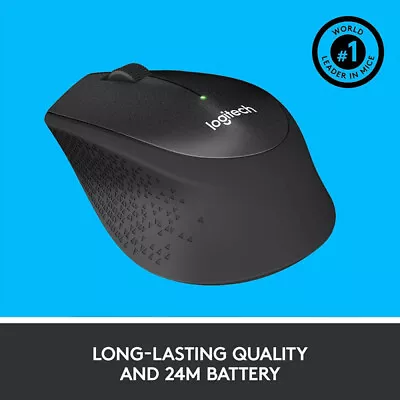 $12.88 • Buy 2.4GHz Logitech M330 Wireless Silent Plus Mouse Ergonomic 10M  For PC Laptop Mac