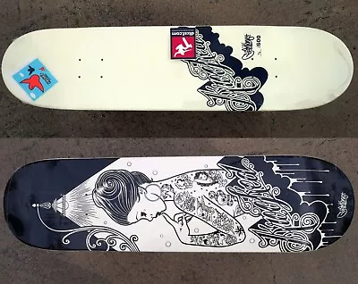 MIKE GIANT Guest Deck Krooked Skateboard Mark Gonzales Art Rare Tattoo Graffiti • $290