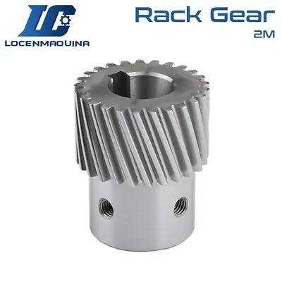 CNC Helical Left Hand Rack Gear Pinion 2M 25 30 Teeth 45 50 55 Height Durable • $74.25