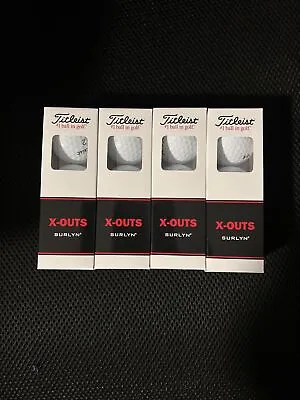 TITLEIST X OUTS GOLF BALLS 12 PACK New • $19.99