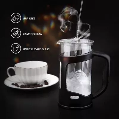 French Press Coffee/Tea Maker Camping Mini Coffee/Tea Press Of 304 Stainless • $9.99