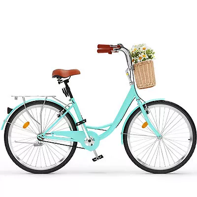 24 /26  1/7-Speed Beach Cruiser Bike Adult Womens Bicycle With Adjustable Seat • $179.99