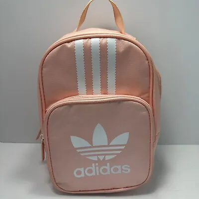 ADIDAS Lunch Box/Bag Insulated Cooler Bag Pink With Pink Zipper Dual Compartment • $5.99