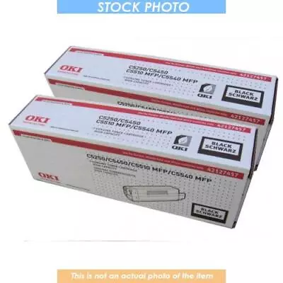 Oki C5250/C5450/C5510/C5540 Toner Black HY 2 Pack • £152.83