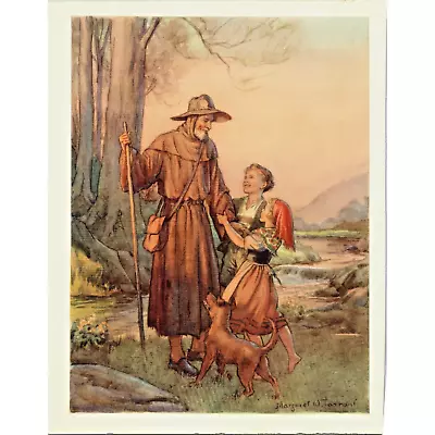 Vintage Original Color Print By Margaret Tarrant Illustrator Of Childrens Books • $37.50