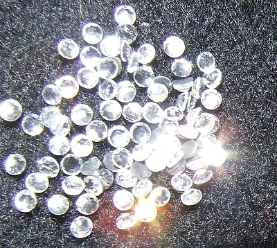 £4.21 • Buy 400 Crystal Clear Rhinestone Ss10=2.5 Mm Hotfix Iron Glue On Diamante Gems Beads