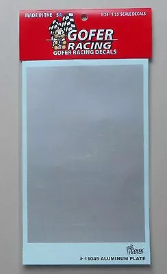 Aluminum Plate Sheet 1:24 1:25 Gofer Racing Decals Car Model Accessory 11045 • $8.99