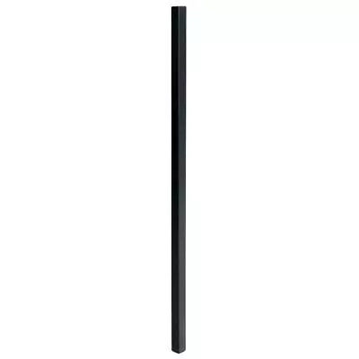 2 In. X 2 In. X 7.5 Ft. Black Metal Fence Post With Post Cap PSO290PUS • $40