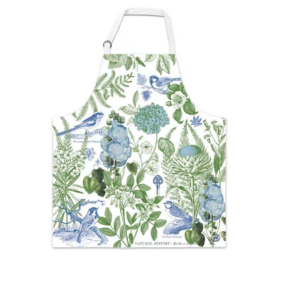 Michel Design Works Cotton Chef's Apron Floral Pattern Name Cotton & Linen • $21