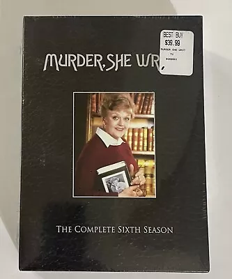 Murder She Wrote - The Complete Sixth Season (DVD 2007 5-Disc Set) NEW SEALED • $9