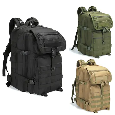 45L Outdoor Tactical Backpack Molle Military Bag Rucksack For Hiking Camping • $37.99