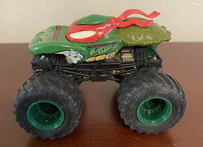 Teenage Mutant Ninja Turtles T.M.N.T Raphael Monster Jam 1:64 Hot Wheels Truck • $10