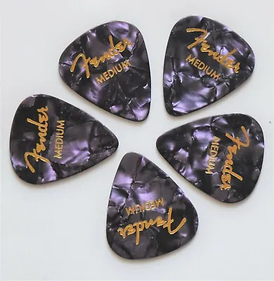 5  X  Fender Guitar Picks Purple 351  Thin Medium  Heavy • $6