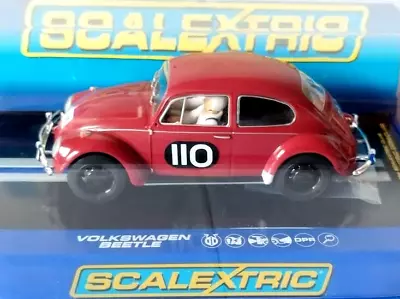 Scalextric C3484 VW Beetle 1960 RAC Rally No.110  1/32 Mint/boxed Slot-car • £0.99
