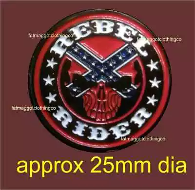 £2.75 • Buy Rebel Rider Biker Motorcycle Enamel  Pin Badge