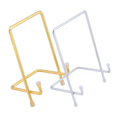  Photo Frame Stand Display Rack For Craft Shows Holder Metal Brackets Iron • £13.45