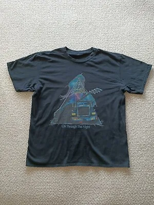 Def Leppard On Through The Night T-shirt Black Cotton British Rock Band Tee • $9.35