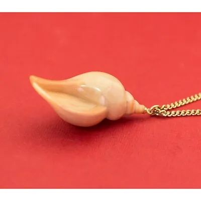 Mermaid Beige Sea Shell Necklace 27 Inches By Avon F16 • $32.99