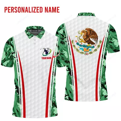 Golf Mexico Custom Name Polo Shirt For Men & Women • $27.99