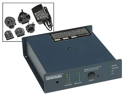 Broadcast Tools Site Sentinel 4 Web Signal Monitor Silence Sensor Failover Relay • $331.20