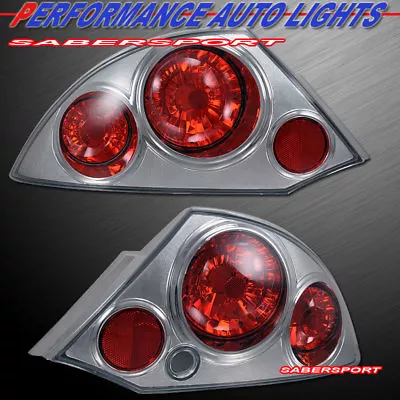 Set Of Pair Chrome Altezza Style Taillights For 2000-2005 Mitsubishi Eclipse • $54.99