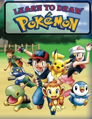 Learn To Draw Pokemon Pencil Drawings Step By Step Book Pokemon Characters Dr... • £7.41