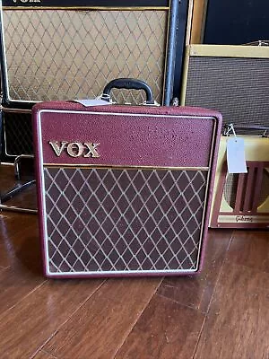 Vox AC4C1-12 Maroon Combo Amp • $200