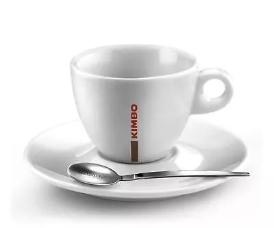 Kimbo Classic Ceramic Cappuccino Cup 170ml/5.5oz & Saucer (1x6) • £26.39