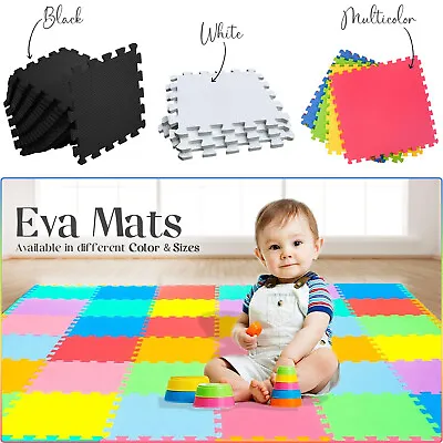 Eva Mat Extra Thick Gym Flooring Soft Foam Interlocking Floor Mats Yoga Tiles Uk • £69.75