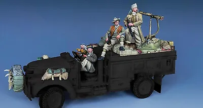 1/35 LRDG Chevy Resin 4 Man Patrol (4 Figures Only) • £22