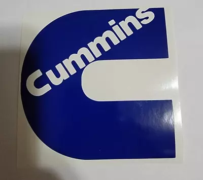 Blue Cummins Decal Sticker 4 X4  Diesel Truck Sticker • $5