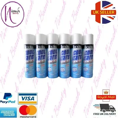 6 X Andis Cool Care Plus Spray For Clipper Blades - 5 In 1 Formula • £59.99